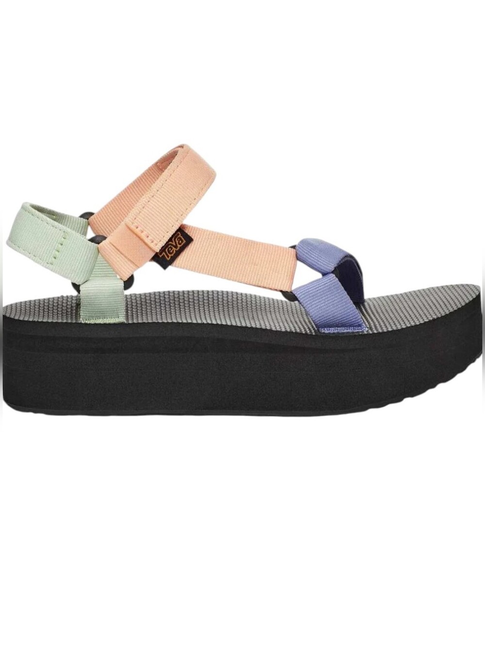 NWOT Teva Flatform Universal Sherbert Multi Sandals - Women's